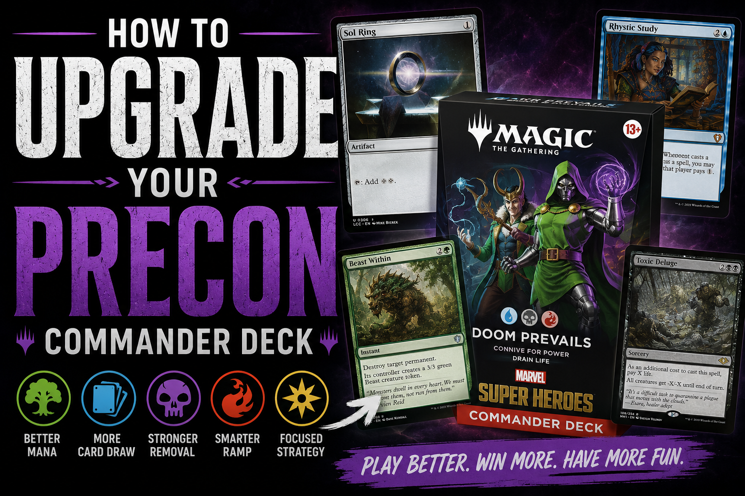 How to Upgrade a Preconstructed Commander Deck