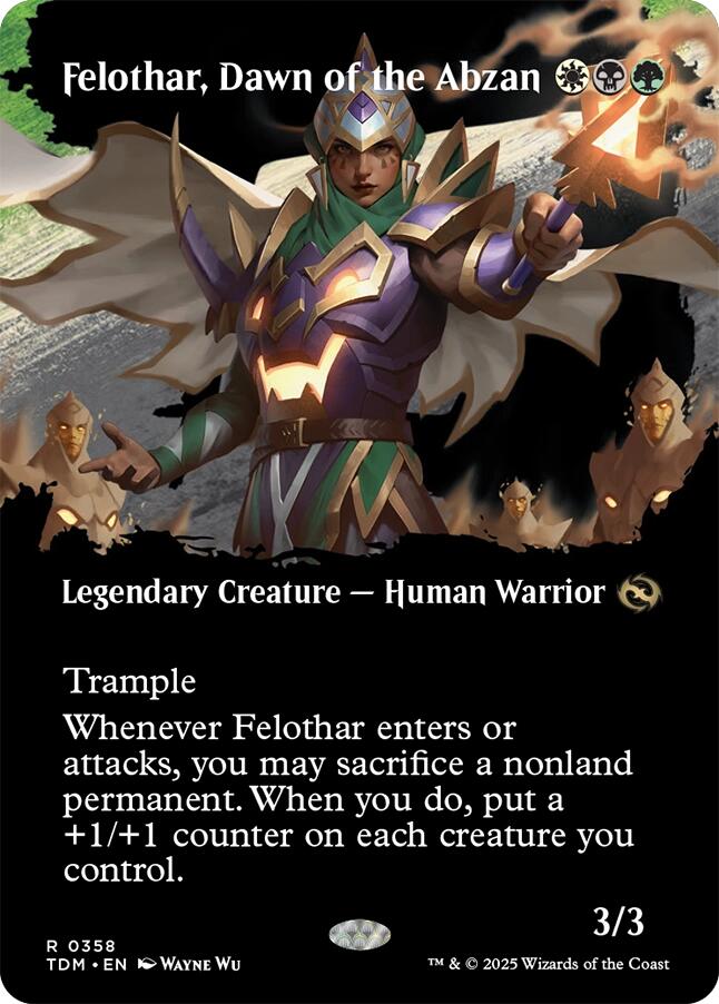 Felothar, Dawn of the Abzan (Borderless)