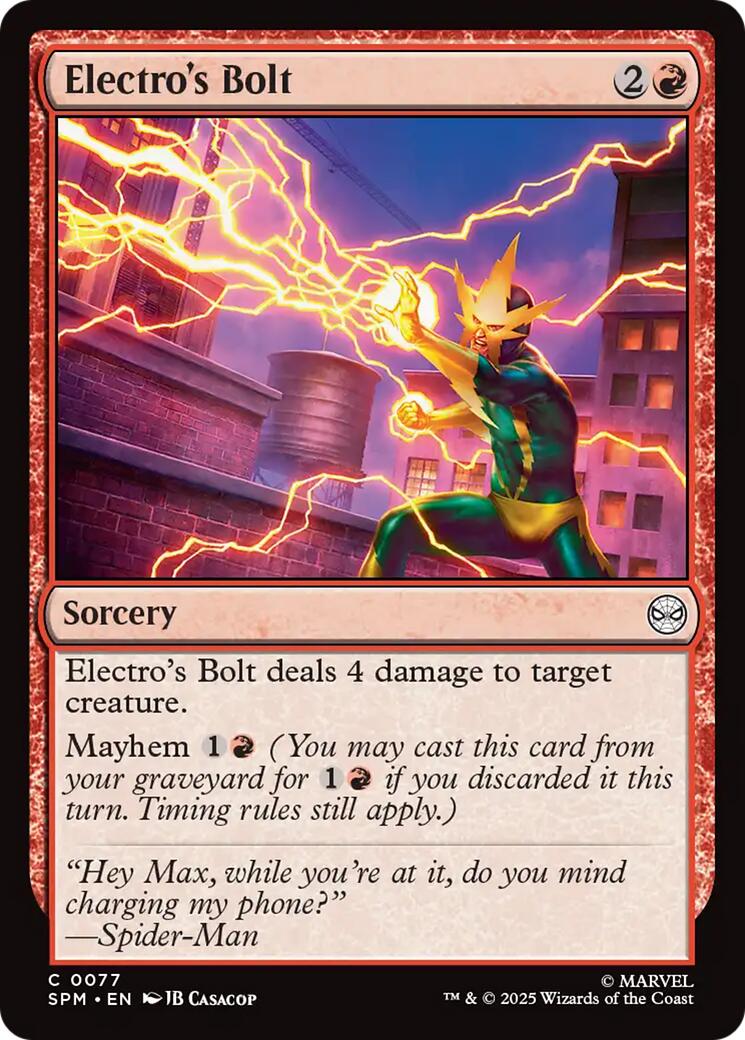 Electro's Bolt